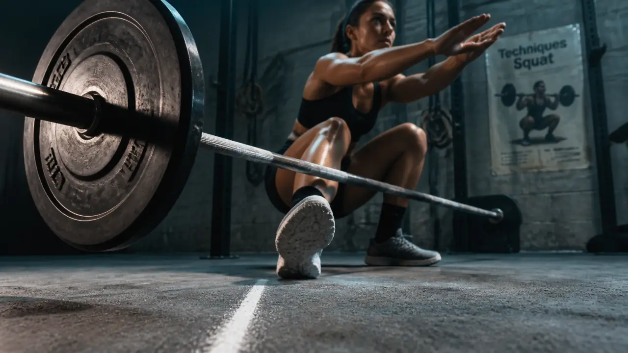 Different type de squat, choix selon objectif et matériel