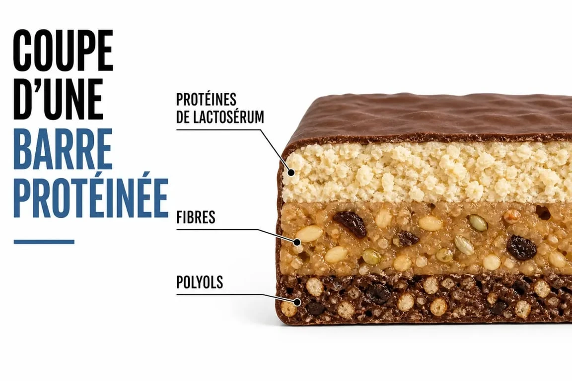 Anatomie d'une barre protéinée de qualité