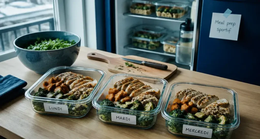 Meal prep sportif : 70 recettes et une méthode pour organiser vos repas de la semaine