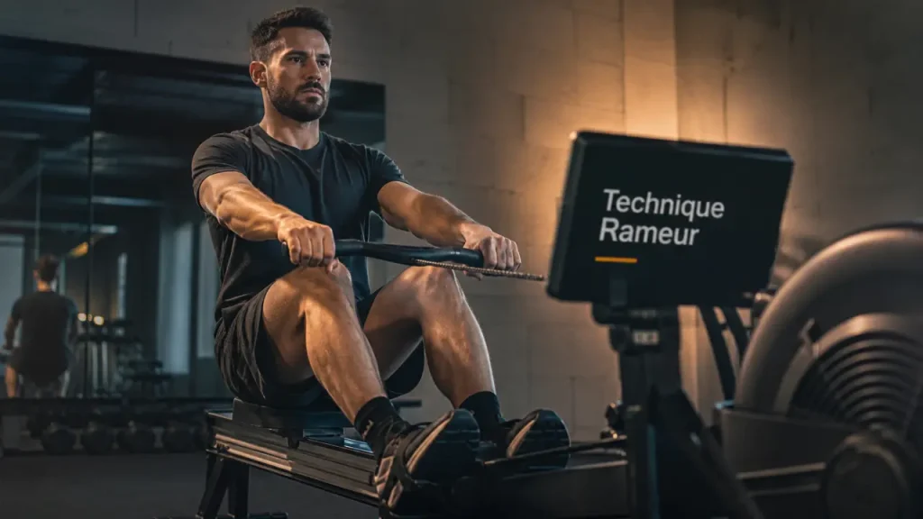 Rameur bienfaits : presque tout le corps, cardio solide et impact limité sur les articulations