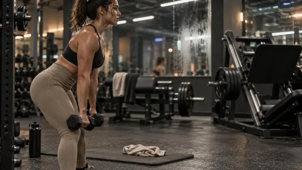 Un programme de sport femme en salle sur 3 séances, avec jambes, fessiers et haut du corps