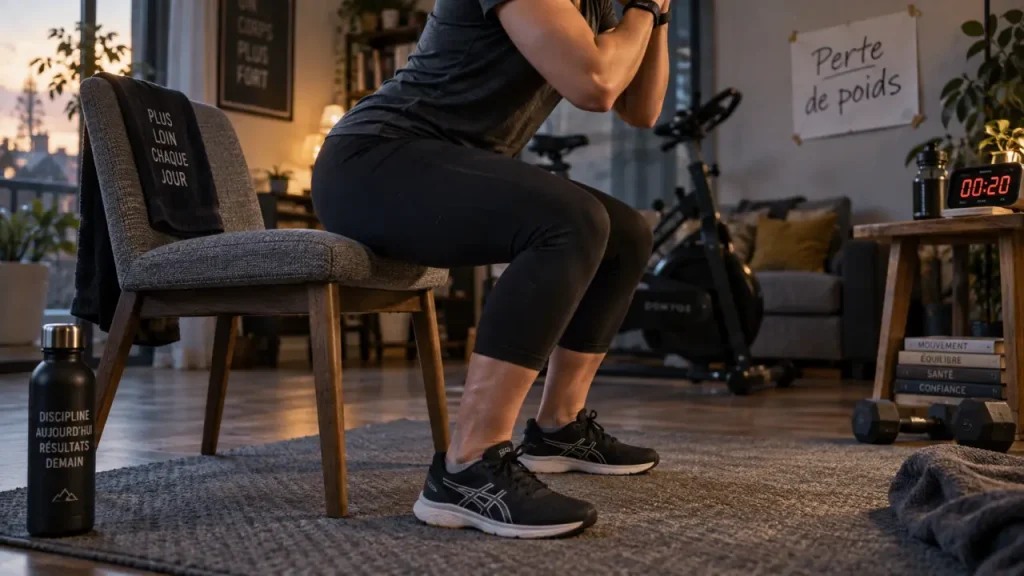 Sport à la maison perte de poids : 20 minutes utiles sans sauter dans tous les sens