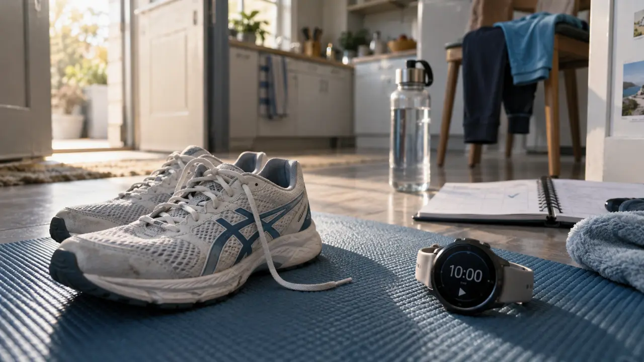 Comment se motiver à faire du sport : chaussures et chronomètre 10 minutes