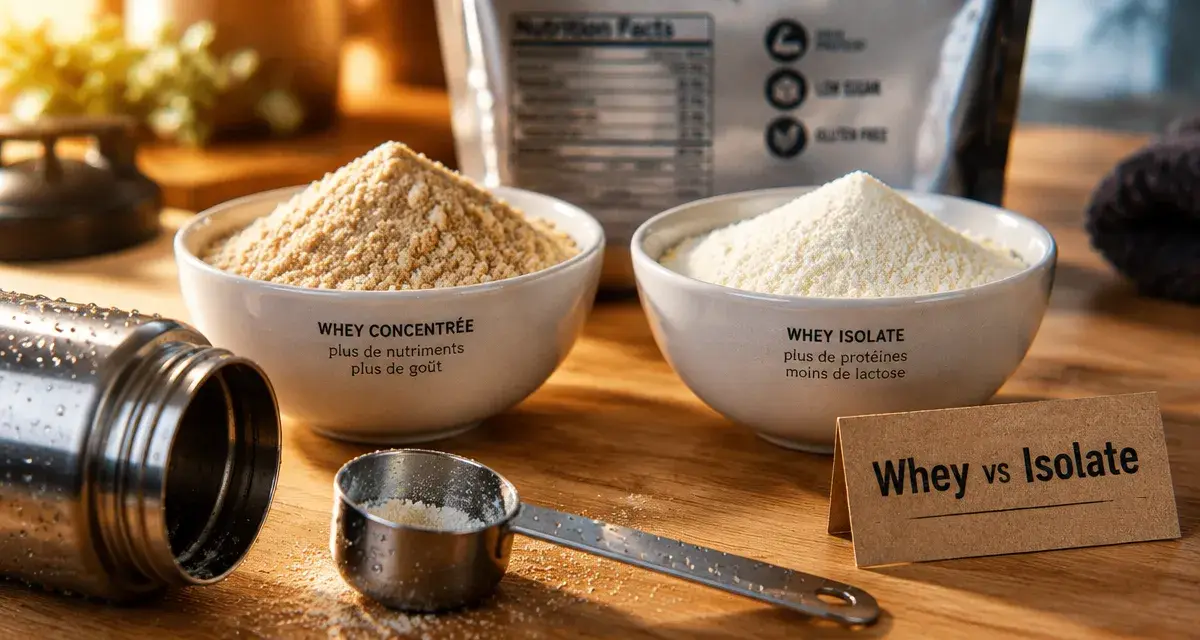 Difference whey et isolate : whey vs isolate, moins de lactose