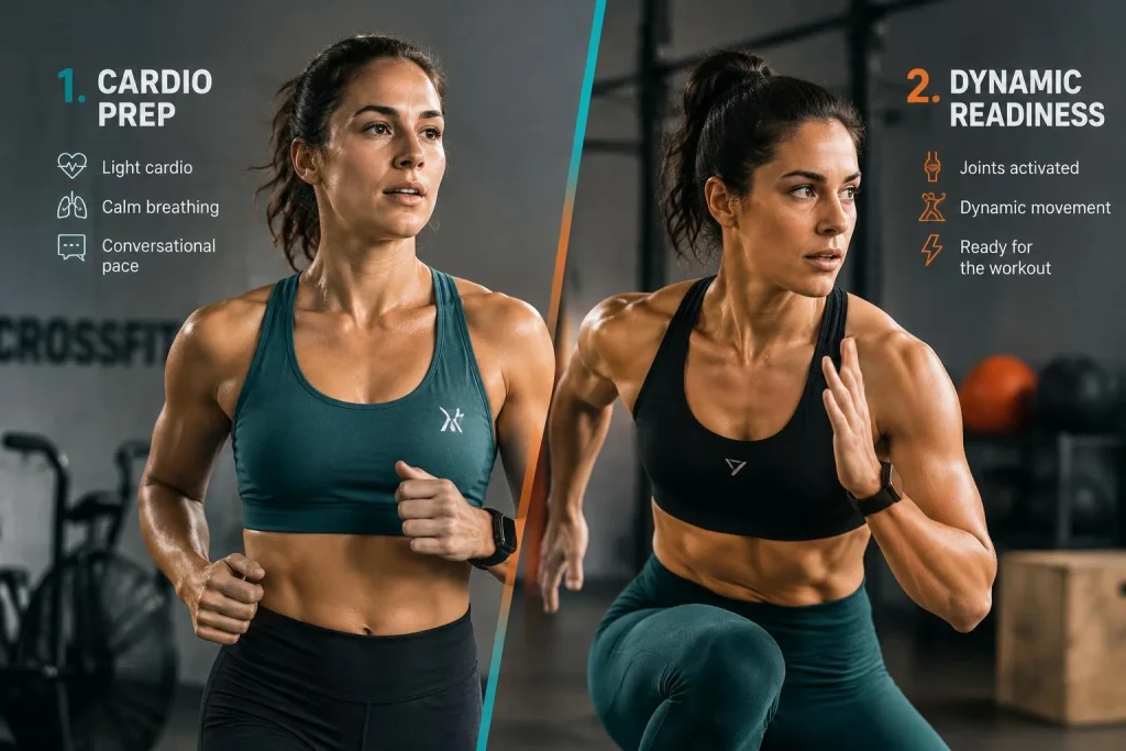 Échauffement cardio avant le CrossFit : 15 minutes pour préparer le WOD sans vous épuiser
